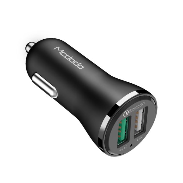 MCDODO Cool Series QC3.0 30W Dual USB Ports car charger | CC-4910